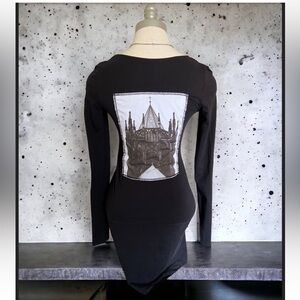 Cathedral Black Dress Gothic Punk Halloween Size XS